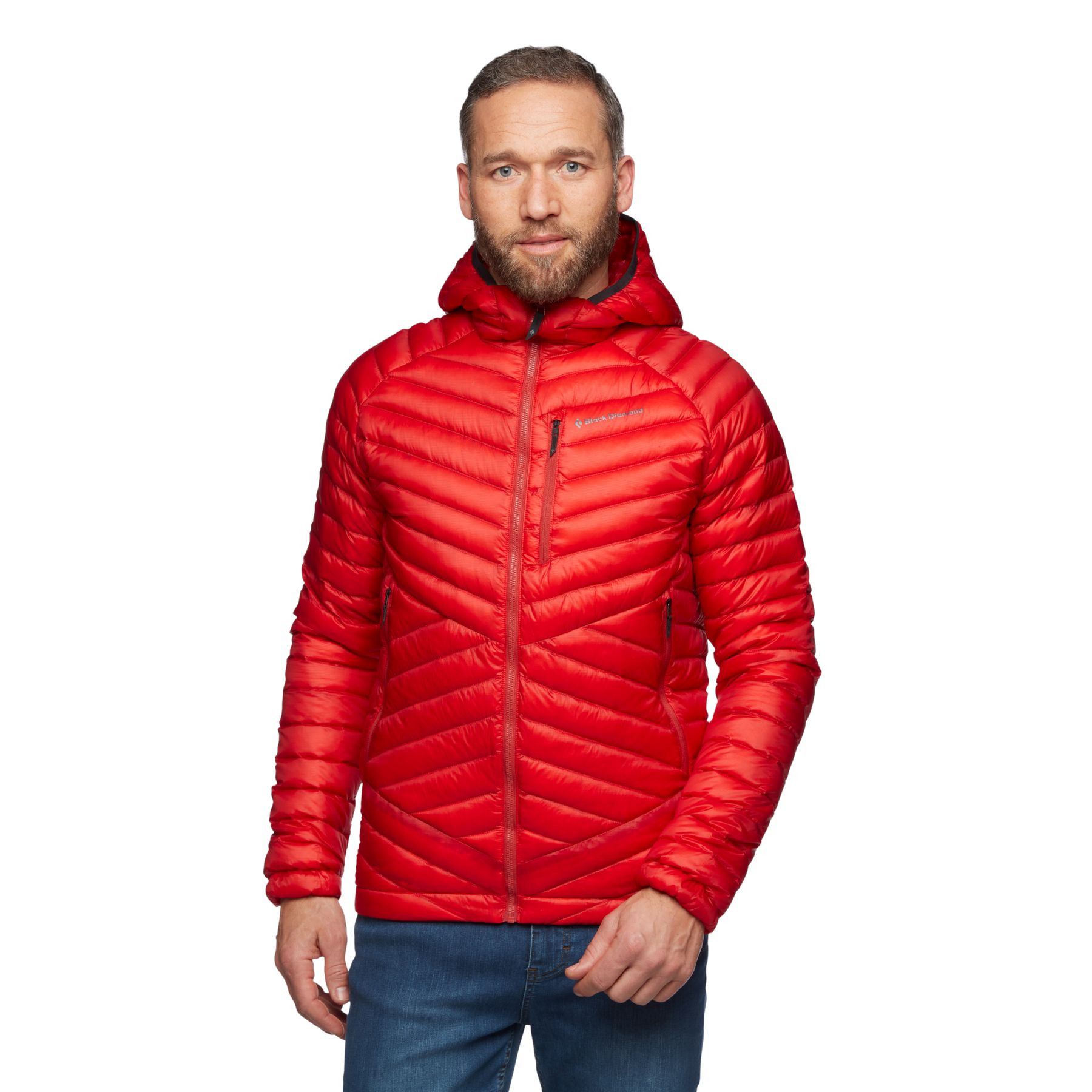 Black Diamond Approach Down Men's Jackets Red | SKXRO1308