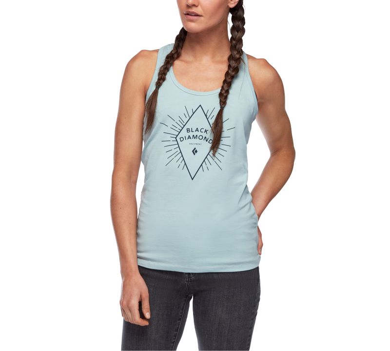 Black Diamond BD Rays Women's Tops Turquoise | ZIFVN0359