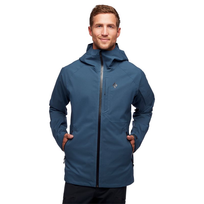 Black Diamond Boundary Line Insulated Men's Jackets Blue | WAFKC7329