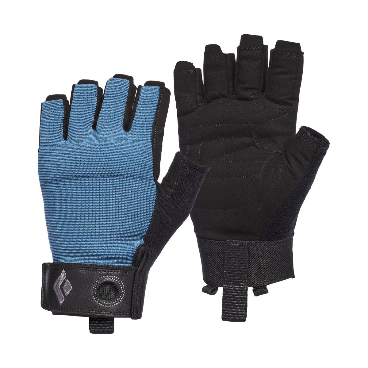 Black Diamond Crag Half-Finger Unisex Gloves Blue | XQTJK3786