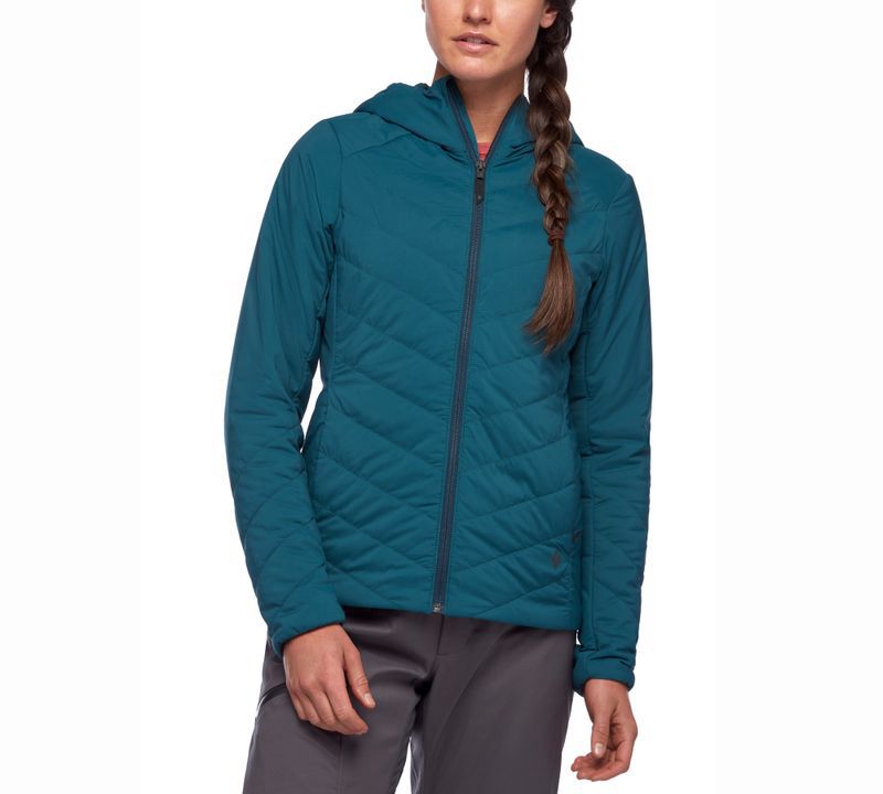 Black Diamond First Light Stretch Women's Jackets Blue | UBKAW5321