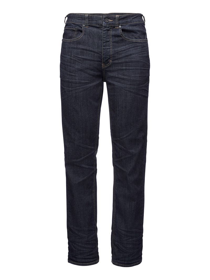 Black Diamond Forged Denim Men's Pants Blue | AHSYD6253