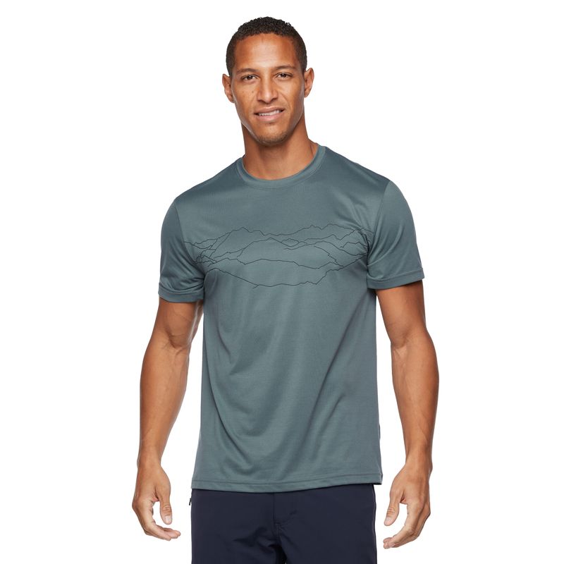 Black Diamond Genesis Tech Men's Tops Dark Green | XDRNF7120