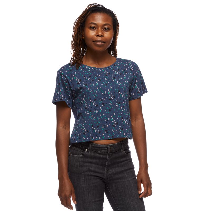 Black Diamond Pivot Women's Tops Blue | IYJCD2708