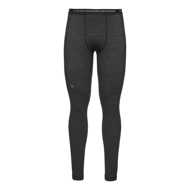 Black Diamond Solution 150 Merino Base Bottom Men's Pants Black | RQXWP9031