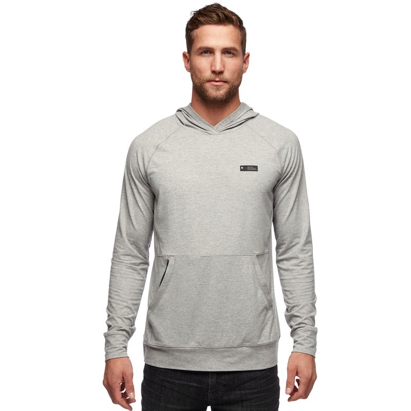 Black Diamond Stone Men's Tops Grey | YIFMA2083