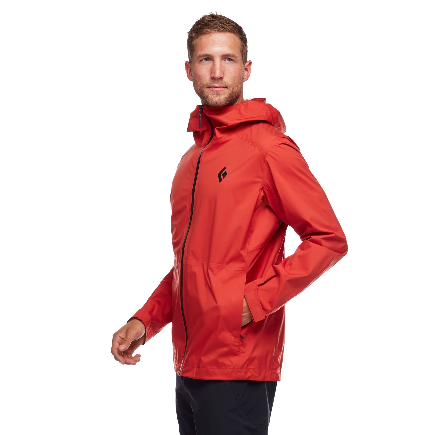 Black Diamond Stormline Stretch Rain Shell Men's Jackets Red | ITZKC5906