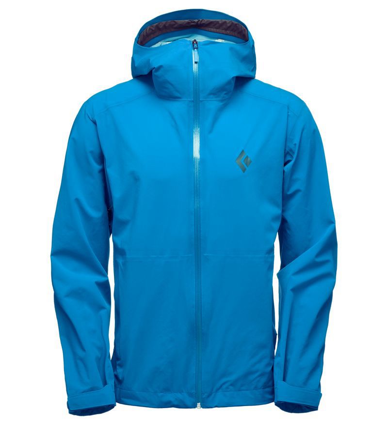 Black Diamond Stormline Stretch Rain Shell Men's Jackets Blue | SBNOX8376