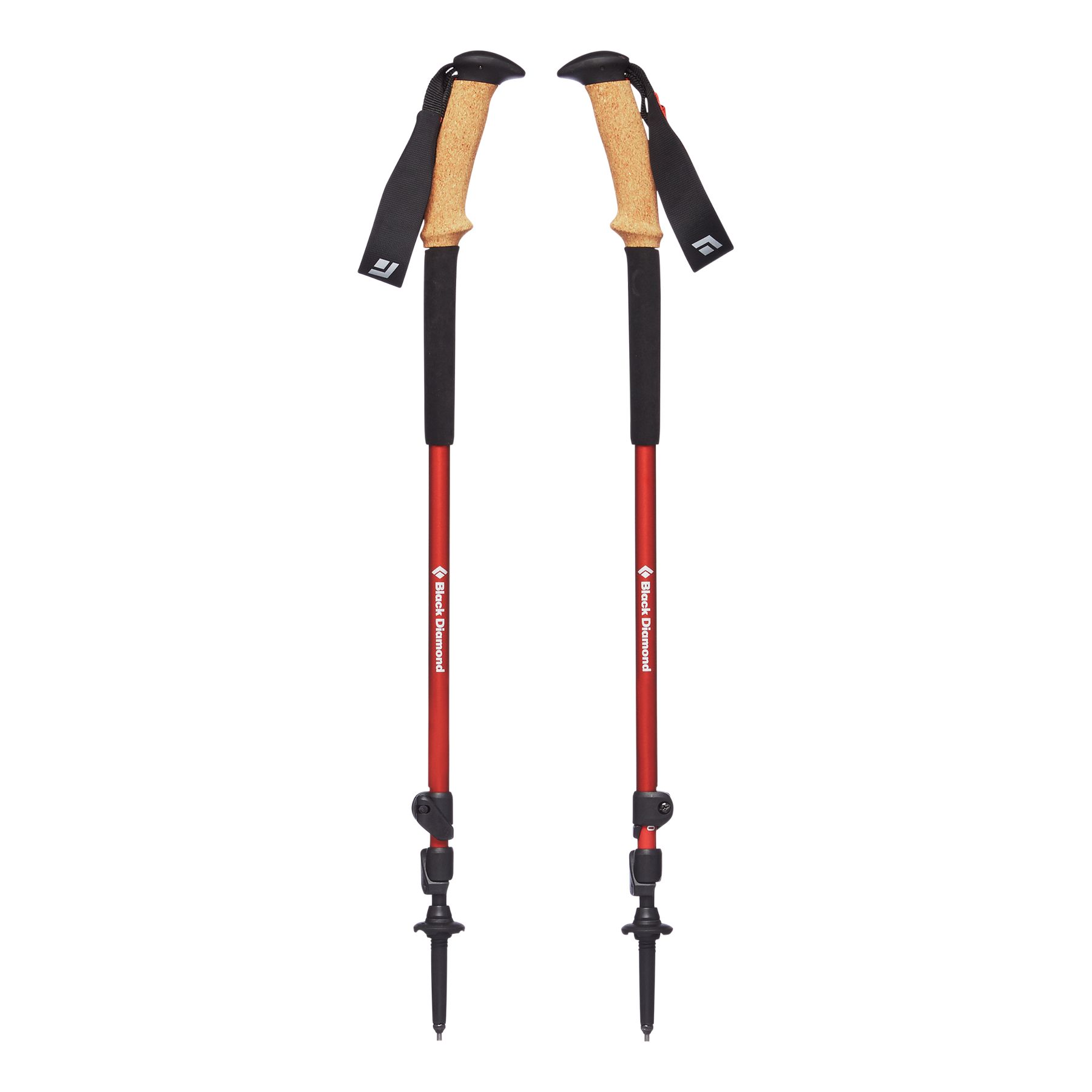 Black Diamond Trail Ergo Cork Unisex Trekking Poles Red | RQIVU6130