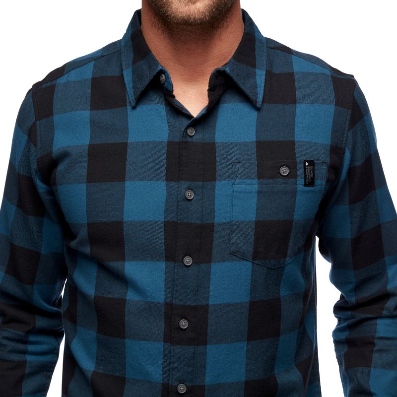 Black Diamond Zodiac Flannel Men's Tops Blue | LBNQS9724