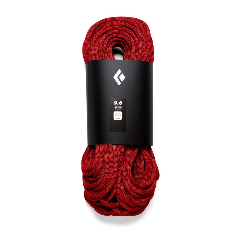 Black Diamond 9.6 Climbing - 60m Unisex Ropes Red | MLENP8217