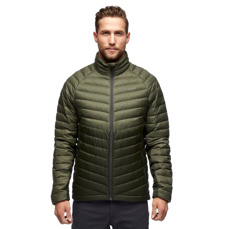 Black Diamond Access Down Men's Jackets Green | GQJNV3062