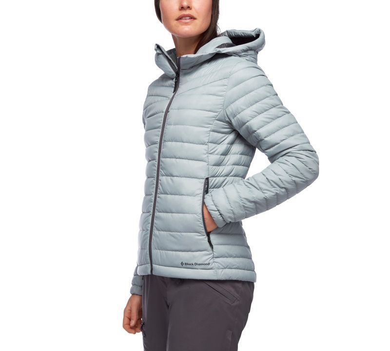 Black Diamond Access Down Women's Jackets Grey | GJTMV6751