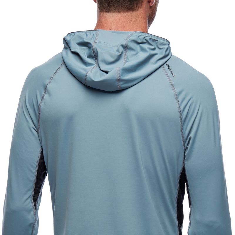 Black Diamond Alpenglow Pro Men's Tops Blue | BRQTJ3206