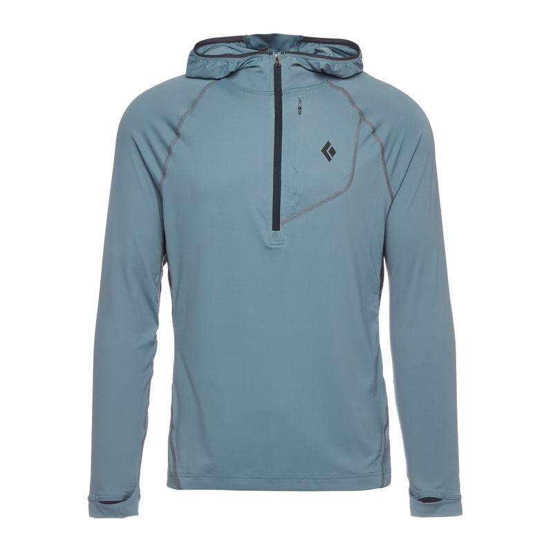 Black Diamond Alpenglow Pro Men's Tops Blue | BRQTJ3206