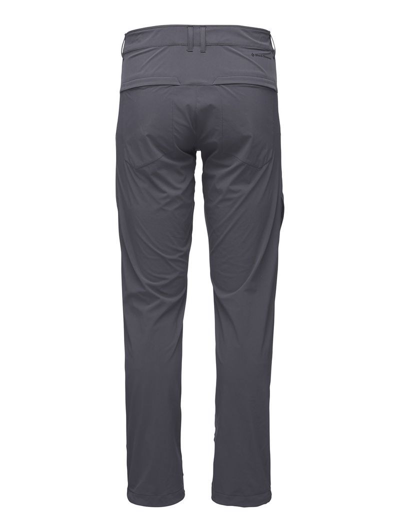 Black Diamond Alpine Light Softshell Men's Pants Dark Grey | XCUZQ5973