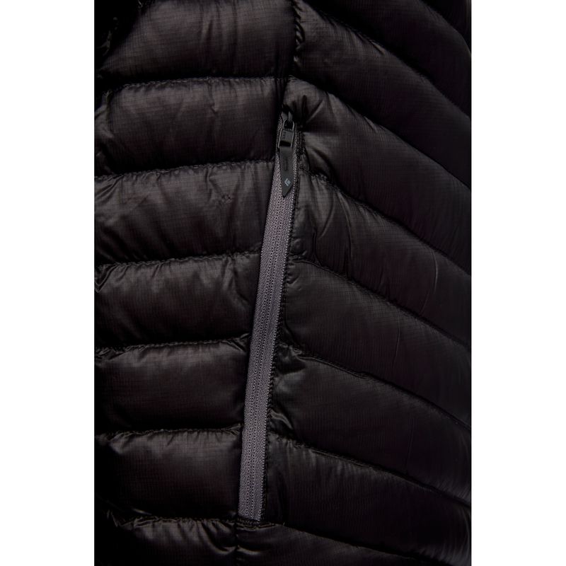 Black Diamond Approach Down Vest Men's Jackets Black | DQYJC4369