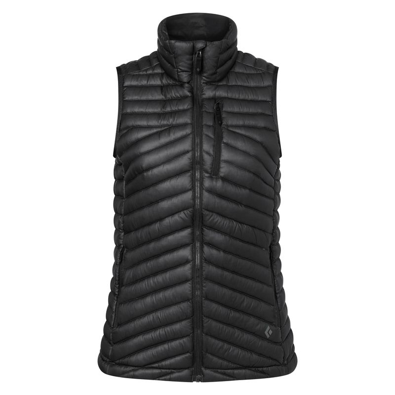 Black Diamond Approach Down Vest Women's Jackets Black | GEQXT6713