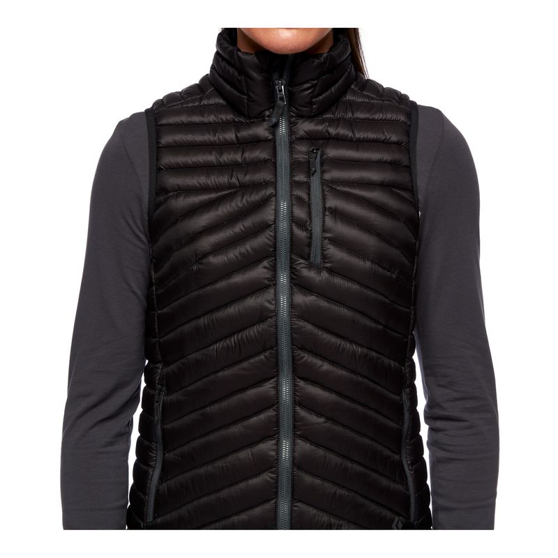 Black Diamond Approach Down Vest Women's Jackets Black | GEQXT6713