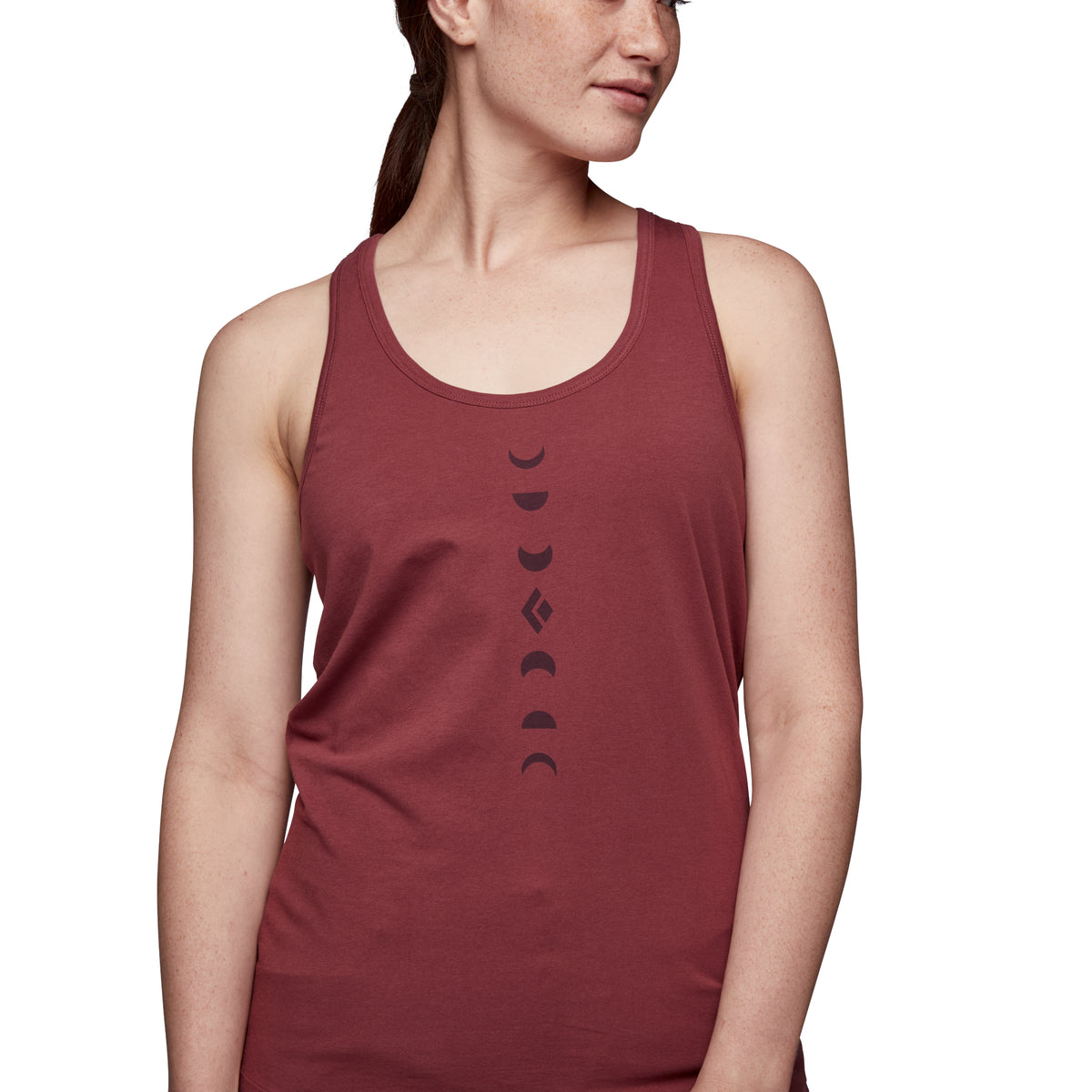 Black Diamond BD Icon Full Moon Women's Tops Red | VIPJD6205