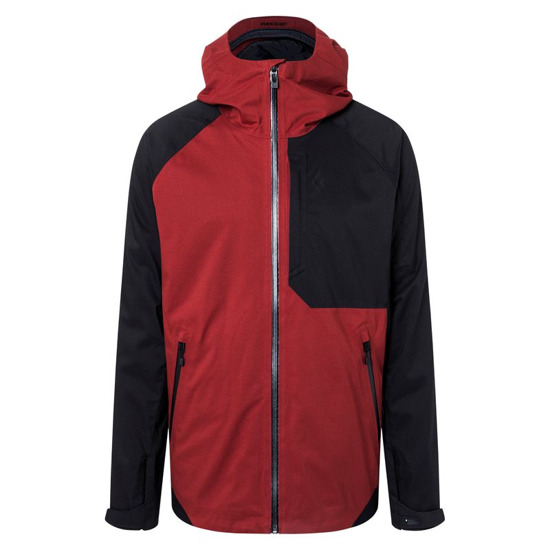 Black Diamond Boundary Line Insulated Men's Jackets Red | JLKDI7635