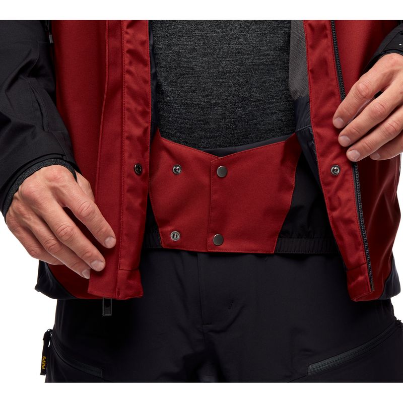 Black Diamond Boundary Line Insulated Men's Jackets Red | JLKDI7635