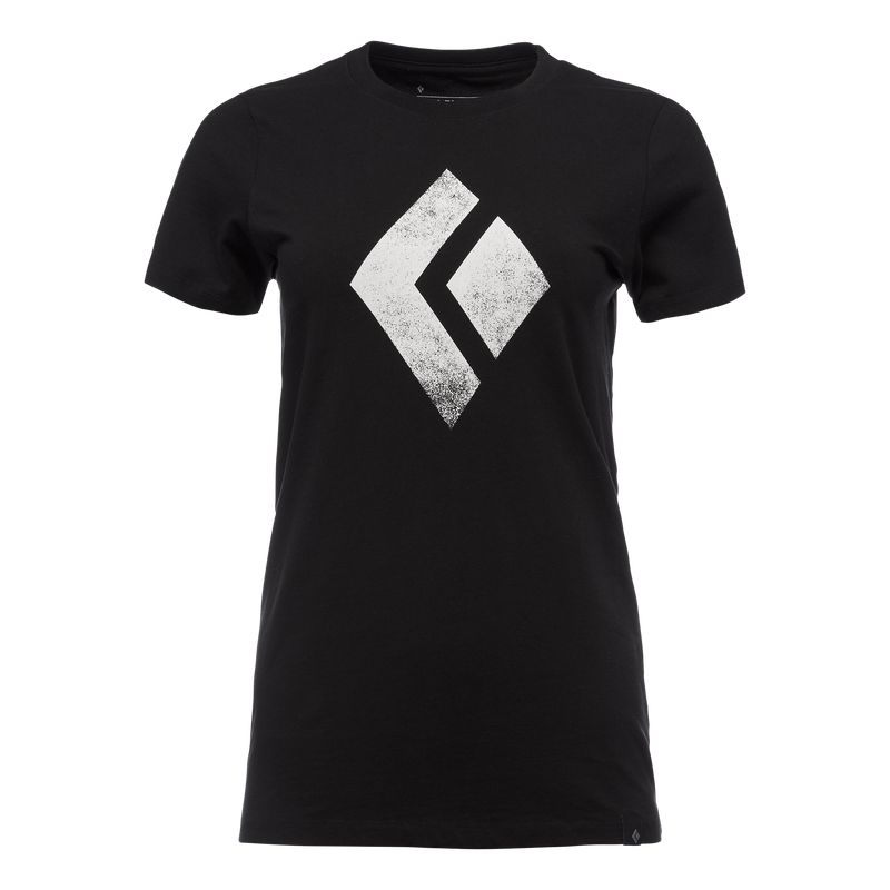 Black Diamond Chalked Up Women's Tops Black | HKWEP2075