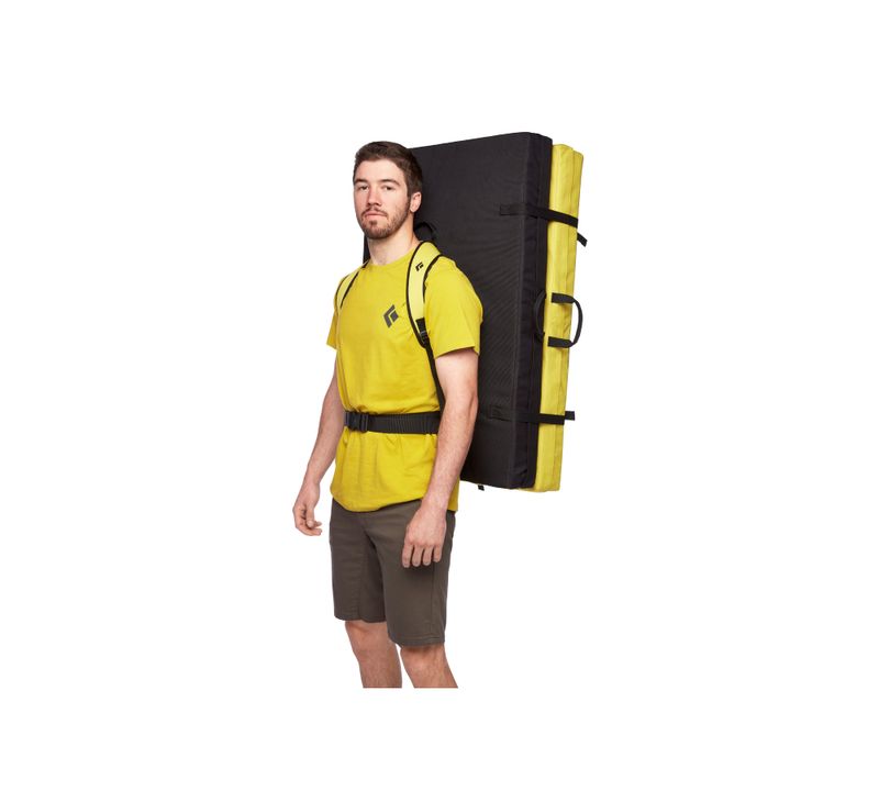 Black Diamond Circuit Crash Unisex Bouldering Pads Black / Lemon | IOWDA2710