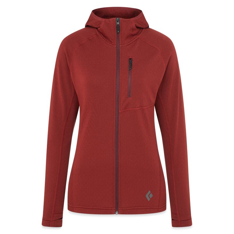 Black Diamond Coefficient Fleece Women's Jackets Red | FUJLN0582