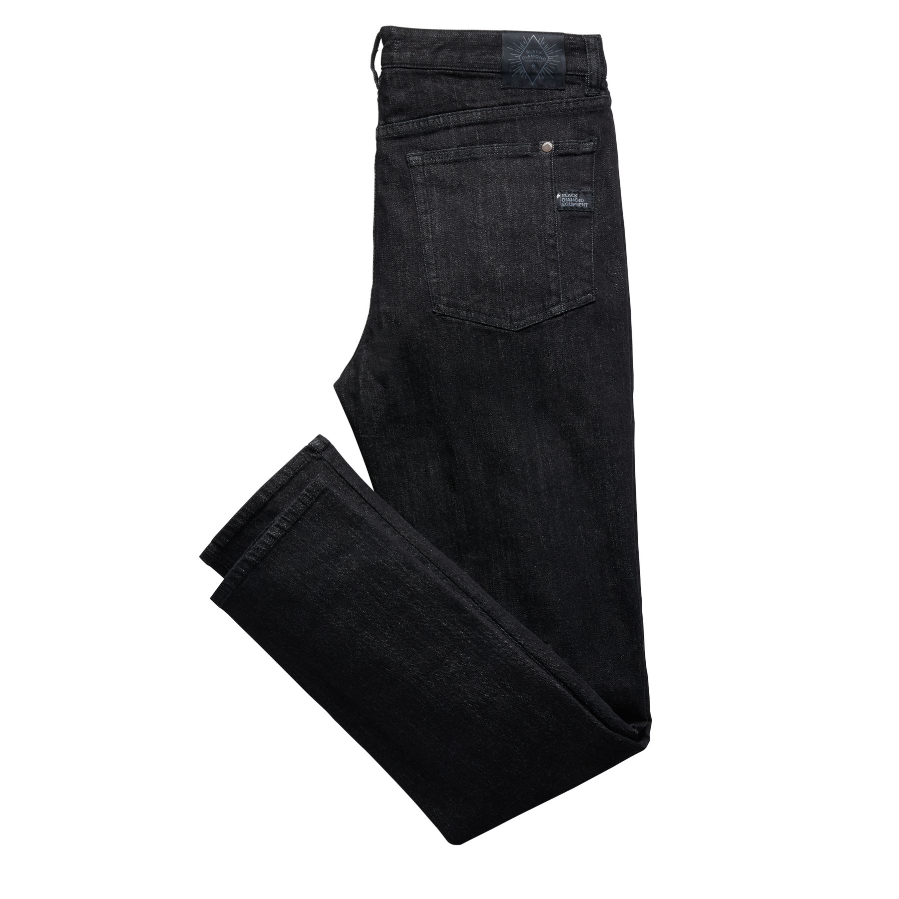 Black Diamond Crag Denim Men's Pants Black | IGMJE8506