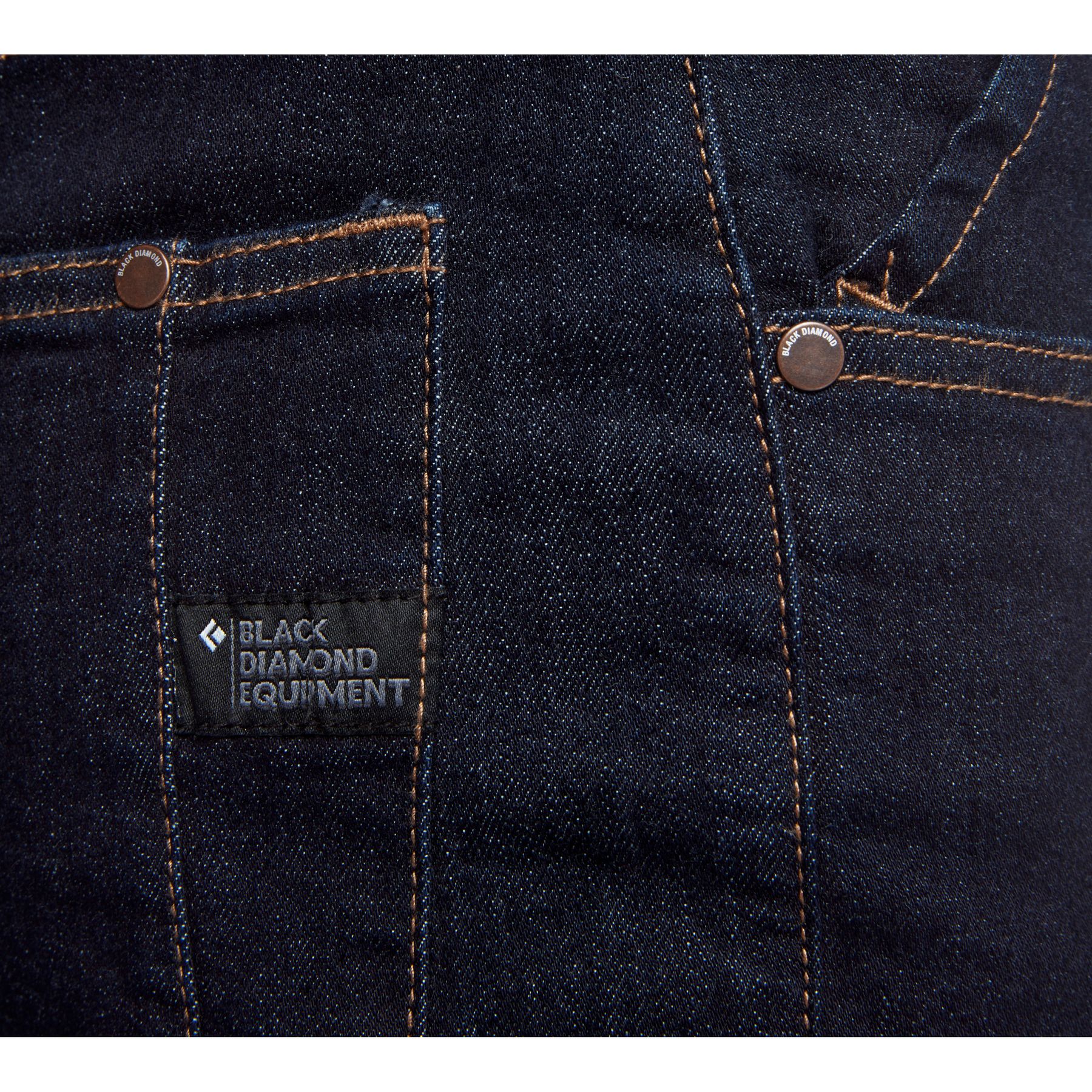 Black Diamond Crag Denim Men's Pants Black | IGMJE8506