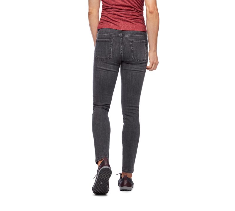 Black Diamond Crag Denim Women's Pants Black | XCEIS7850