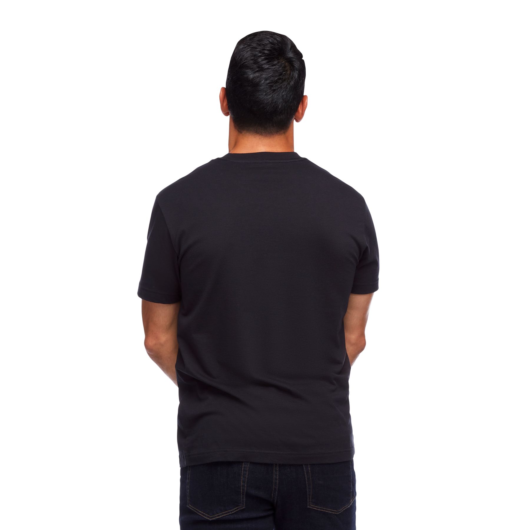 Black Diamond Crag Pocket Men's Tops Black | XKUTF1268