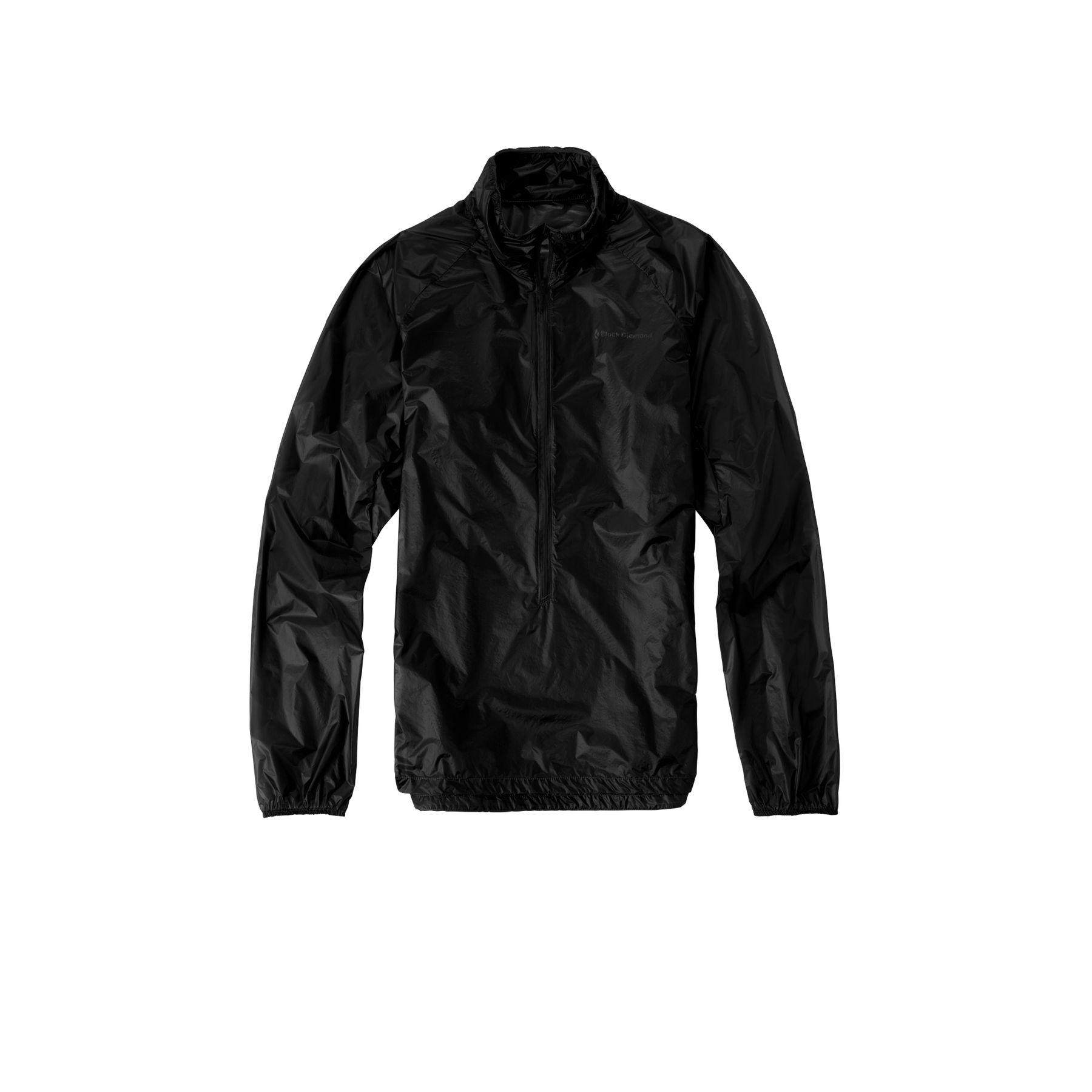 Black Diamond Deploy Wind Shell Men's Jackets Black | MPGHJ3401