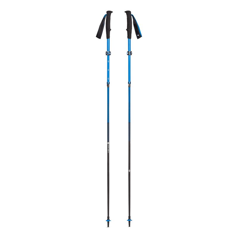 Black Diamond Distance Carbon FLZ Unisex Trekking Poles Blue | QPWHC3652