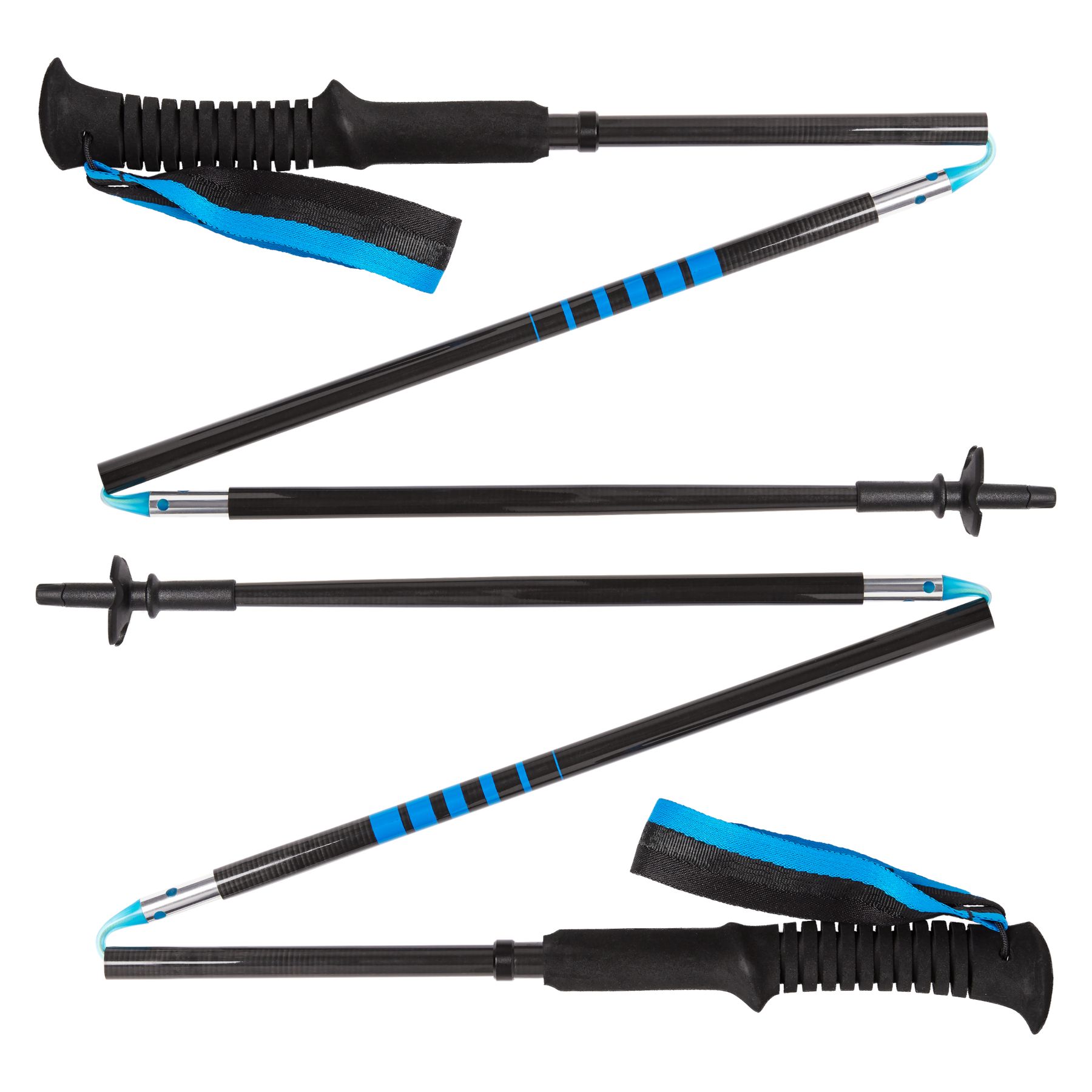 Black Diamond Distance Carbon Z Unisex Trekking Poles Blue | MUPFG4218