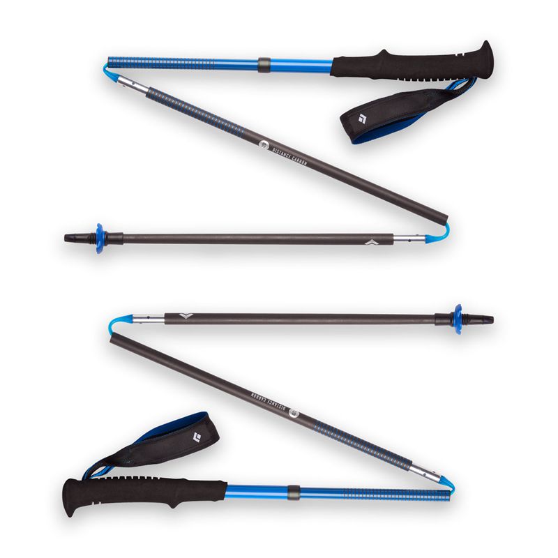 Black Diamond Distance Carbon Z Unisex Trekking Poles Blue | VHORZ1567