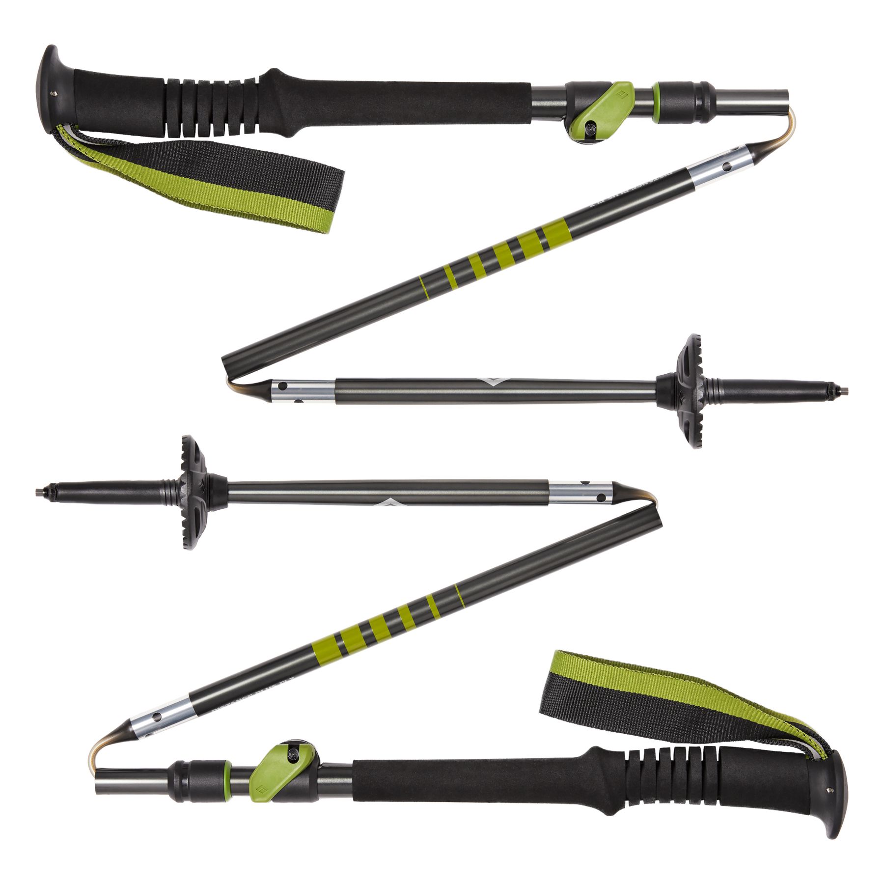 Black Diamond Distance Plus FLZ Unisex Trekking Poles Green | JYIWR6718