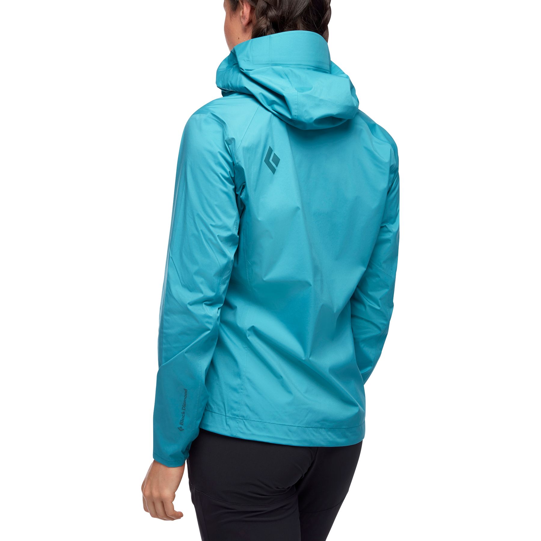 Black Diamond Fineline Stretch Rain Shell Women's Jackets Light Turquoise | GCXMB2051