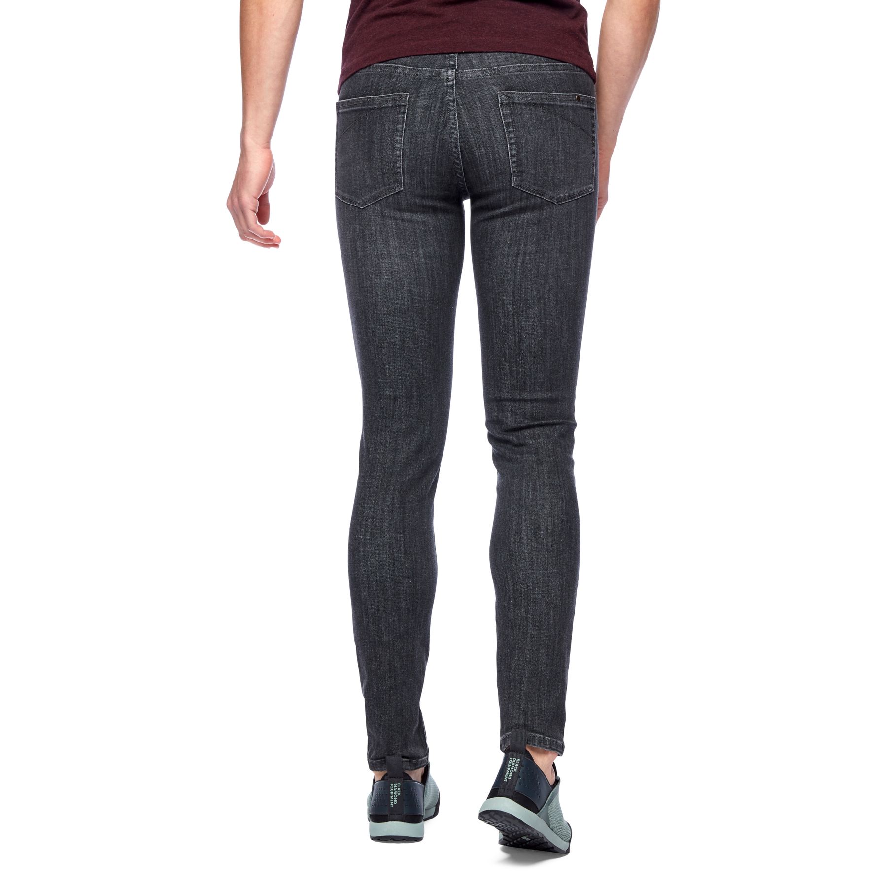 Black Diamond Forged Denim Women's Pants Black | DKRJS0985