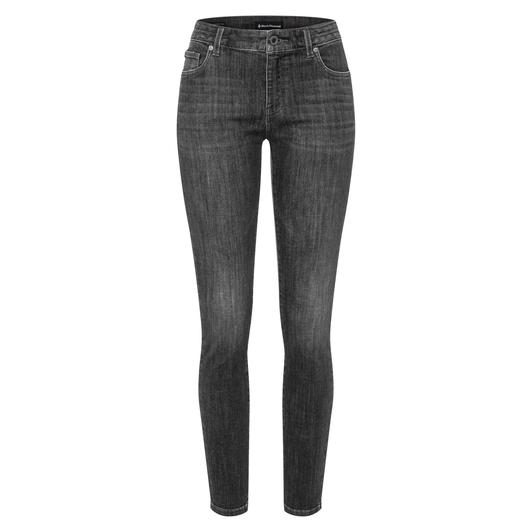 Black Diamond Forged Denim Women's Pants Black | DKRJS0985