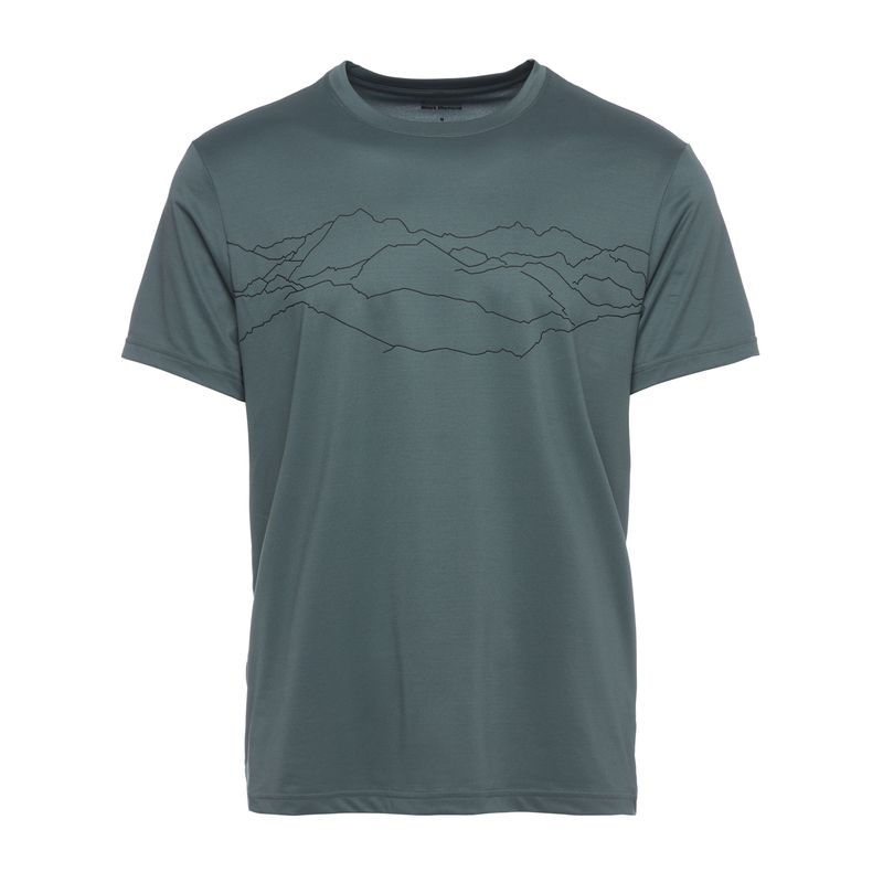 Black Diamond Genesis Tech Men's Tops Dark Green | XDRNF7120