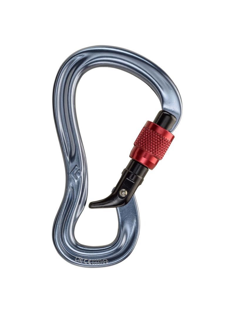 Black Diamond GridLock Screwgate Unisex Carabiners Silver | IGULA6751