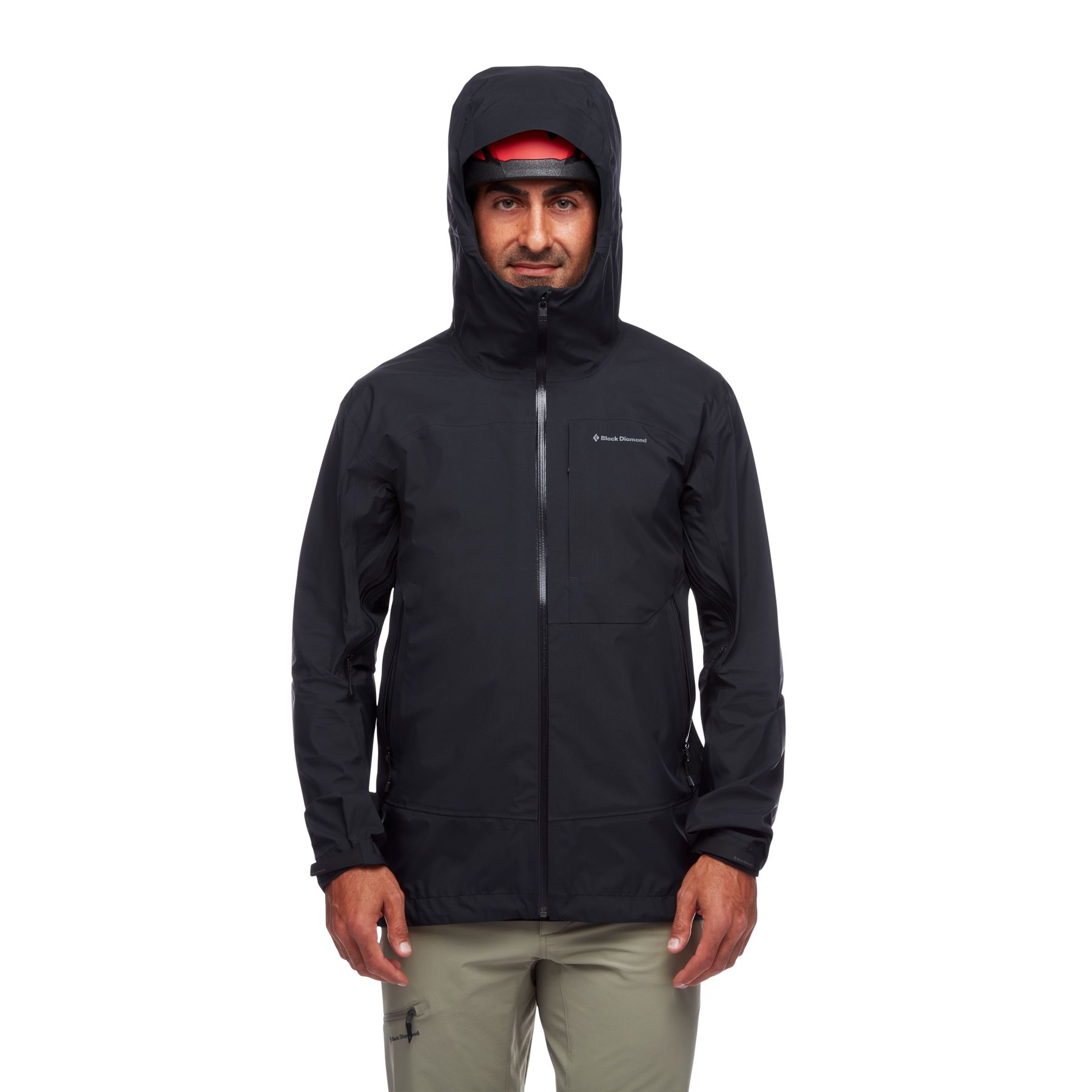 Black Diamond Highline Shell Men's Jackets Black | MXAJQ2971