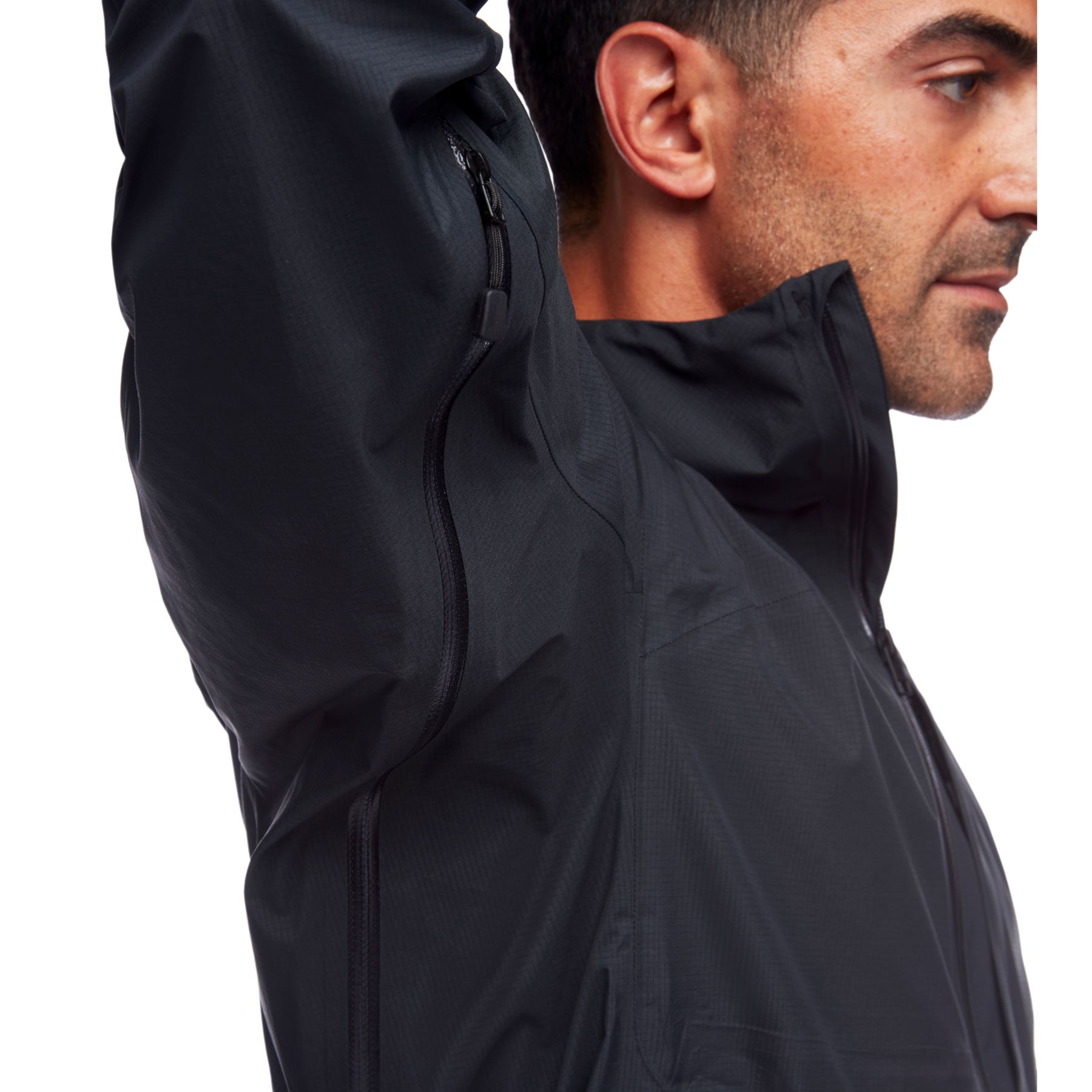 Black Diamond Highline Shell Men's Jackets Black | MXAJQ2971