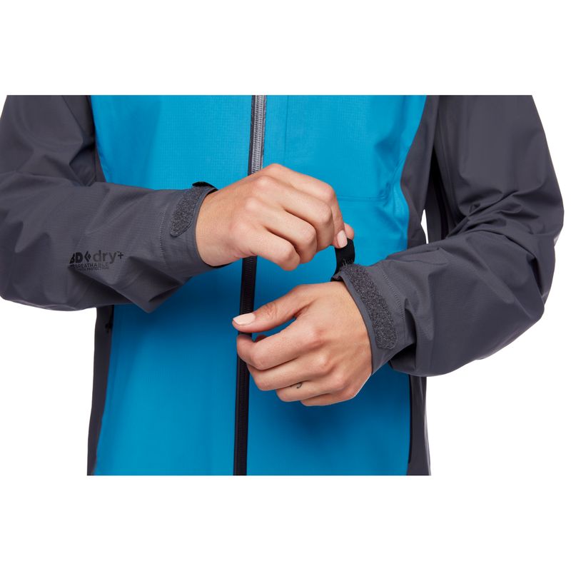 Black Diamond Highline Shell Women's Jackets Blue | MTHCA3716