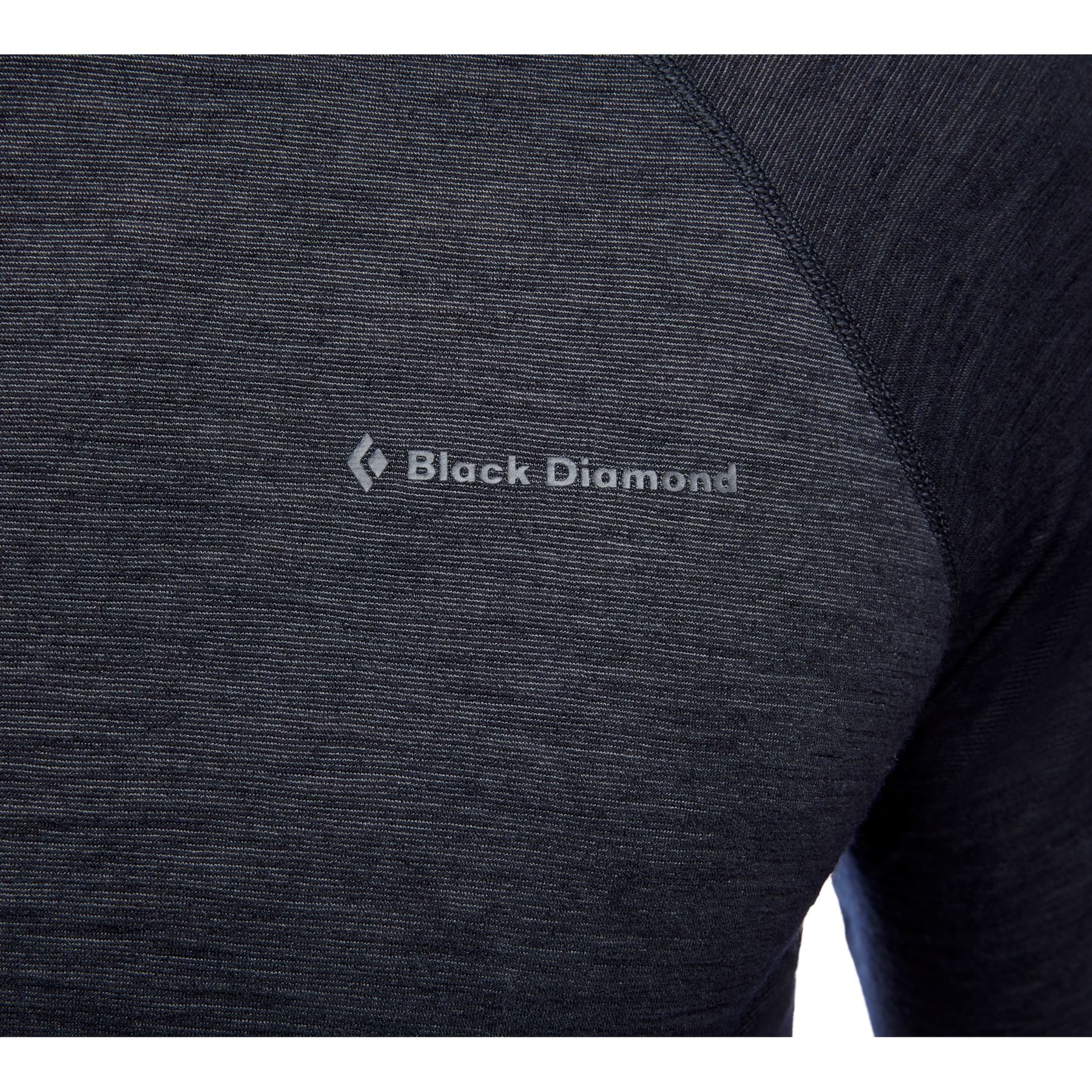 Black Diamond LS Rhythm Men's Tops Black | GBDHI5394