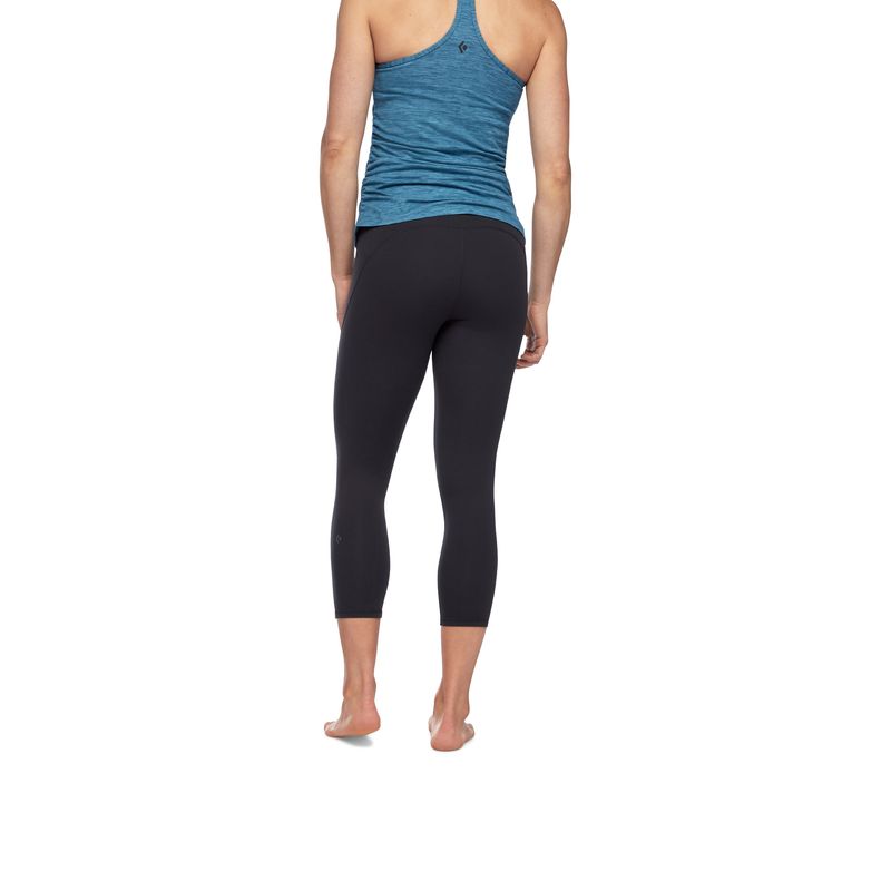 Black Diamond Levitation Capris Women's Pants Black | OZFMB1640