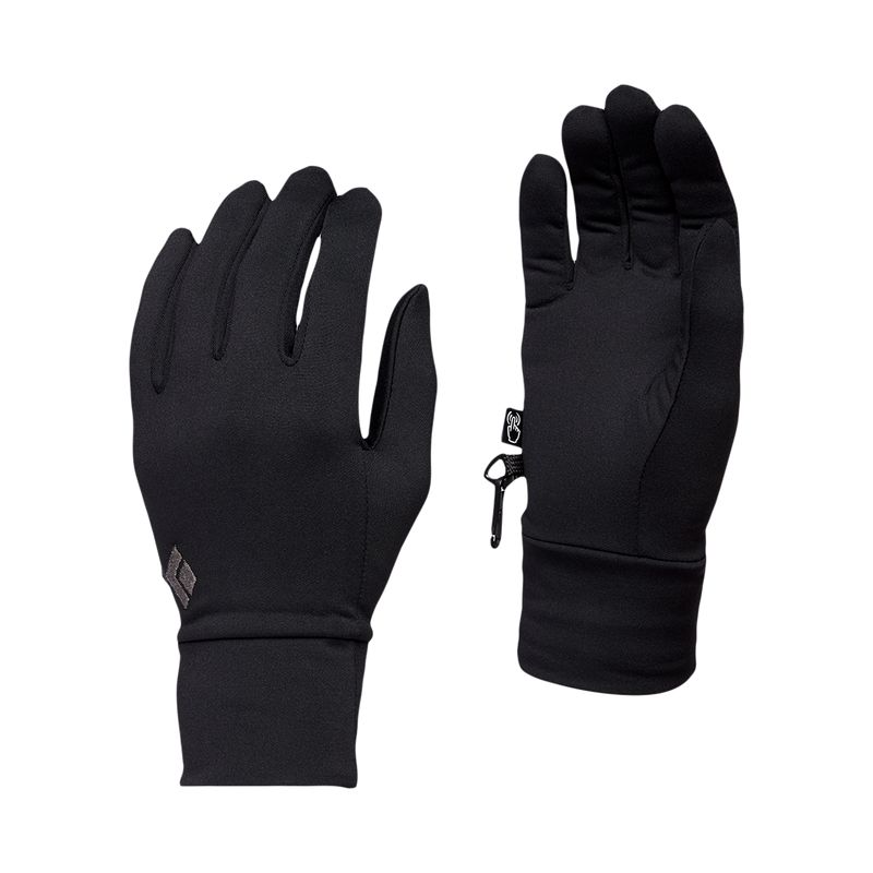 Black Diamond Lightweight Screentap Unisex Gloves Black | WJLNY1305