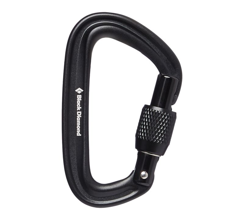 Black Diamond LiteForge Screwgate Unisex Carabiners Black | WTILZ8967